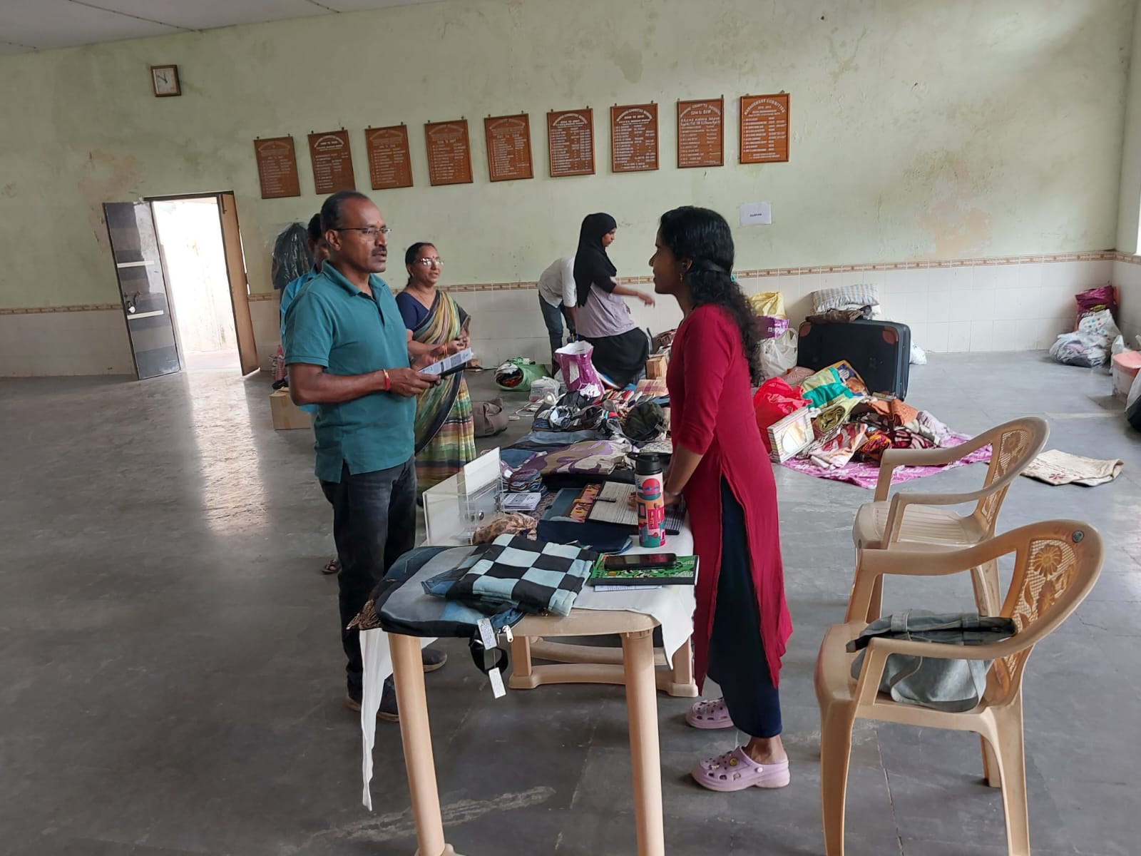 Gallery Image: d. Collection drive by Goonj