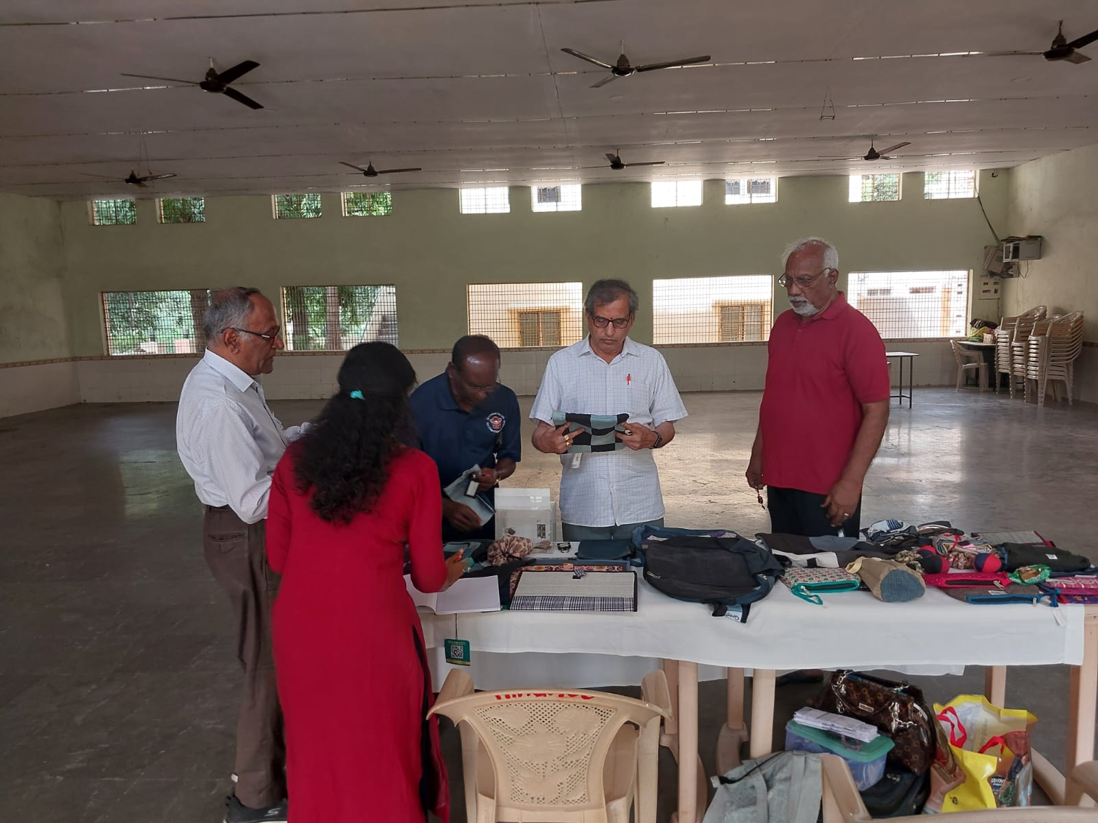 Gallery Image: e. Collection drive by Goonj